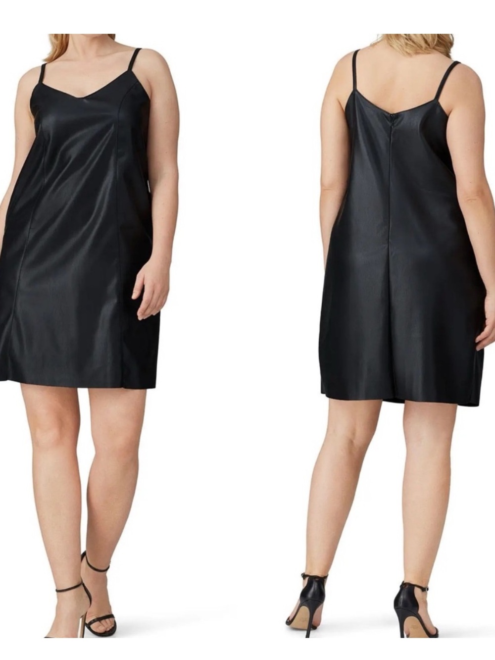 NWT Universal Standard | Pomona Faux Leather Slip Dress 18-20